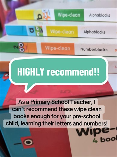 Essential Wipe Clean Books for Preschool Learning