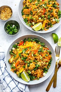 Instant Pot Chicken Pad Thai - The Girl on Bloor