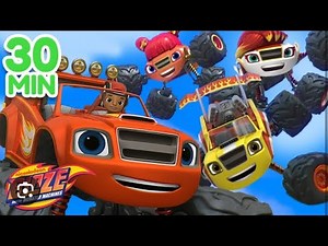 The Blaze Monster Machines|Nickelodeon|Blaze Amazing RaceLeeeet's Blaaaaze!Watch FULL EPISODE