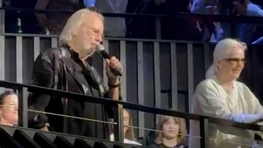 Abba's Benny and Frida make a surprise appearance at ABBA Voyage
