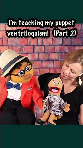 I’m teaching my puppet ventriloquism! (Pt. 2)