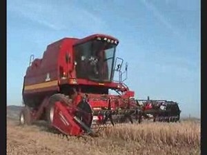 moissonneuse batteuse case IH 525 moisson 2009