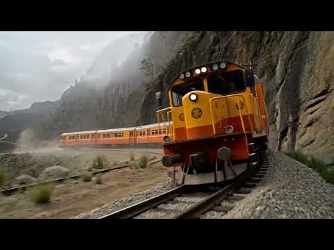 “World’s Most Dangerous Train Routes 😱 | Extreme Rail Journeys Around the Globe”