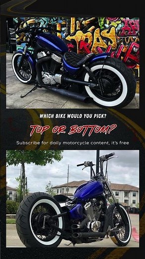 Tap for Details - Intruder 1400 Bobber vs Shadow Bobber