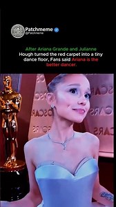 Ariana Grande and Julianne Hough in a dance match #arianagrande