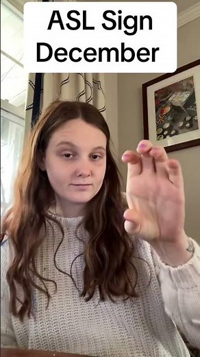 Learn How To Sign "December" in ASL for Beginners | American Sign Language #shorts