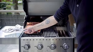 197K views · 918 reactions | This episode is sponsored by National Geographic's Barkskins. Watch the premiere on May 25. See the trailer here: https://bit.ly/BARKSKINSbabish This week on Basics, I'm showing you how you can smoke ribs on a gas grill. | Babish Culinary Universe | Facebook