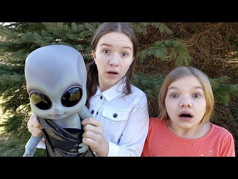 We Found an ALIEN BABY in Our Yard!