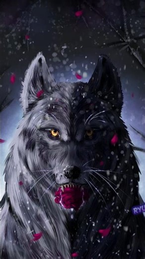Rhosyn wolf speed paint #music #speedpaint #wolf #art #digitalart