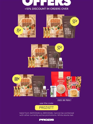 Exclusive 10% Off on Prozis Products!