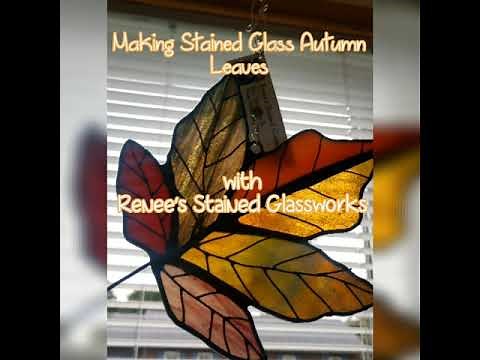 Making Stained Glass Autumn Leaves w/ Pattern