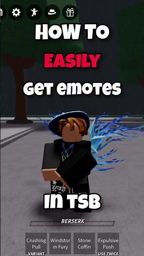 How To Get Emotes Easily In TSB!