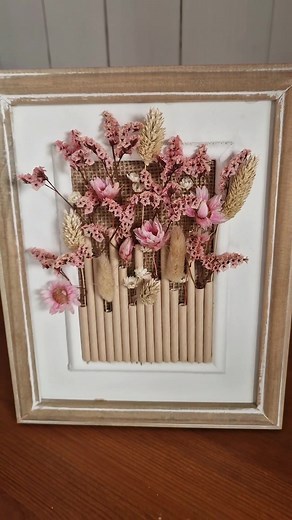 Kreative DIY Ideen mit Papierhalmen und Trockenblumen