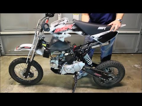 PIT BIKE WON'T START? STARTER FIX AND OIL CHANGE.