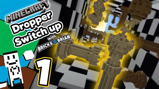 Dropper switch up! - Minecraft map showcase with Bricks 'O' Brian