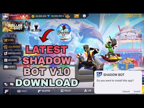 How To Download Shadow Bot V10 Full Details 🤩 Free Fire Max Shadow Bot V10 🔥