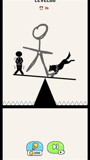 Level 65 Draw To Save Dog | #stickman #shorts