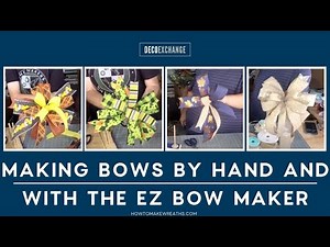 Making Bows By Hand and with the EZ Bow Maker | DecoExchange Live Replay