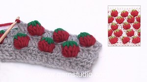In this #DROPSvideo we show how to crochet a strawberry :) Have you made some with strawberries? We’d love to see it! Post a photo with the tag #dropsfan Have a question about this video? Leave it here or read more information here: https://www.garnstudio.com/video.php?id=1319&lang=en Please note that our videos have NO SOUND - but you can see them in HD for a better experience. Find more than a thousand video tutorials at: https://www.garnstudio.com/video.php?lang=en #DROPSDesign #Garnstudio #t