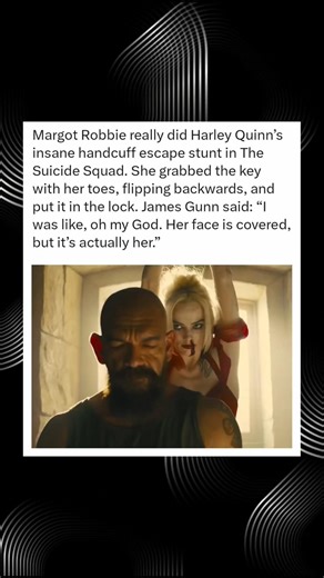Margot Robbie Pulled Off Harley Quinn’s Wild Handcuff Escape for Real in The Suicide Squad