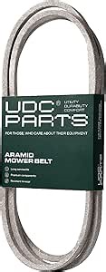 UDC Parts 119-8820 Deck Belt for Toro TimeCutter 50 Inch SS5000 MX5000 5000 MX5060 75750 75755 Exmark Quest Zero Turn Mowers 119-8820-SL SS5060 74630 74632 75751 75753 / Aramid Cord / 141.1 inches