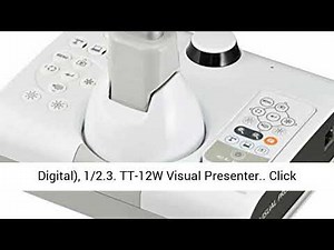 Elmo 1379 Model TT 12W STEM CAM Visual Presenter, Document Camera with 192x Zoom