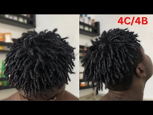 How to get Curly Hair using finger coils!!!(for BLACK men and women)