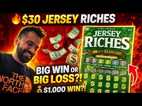 🔥 $30 Jersey Riches Scratch Off – Did I Win BIG?! 💰