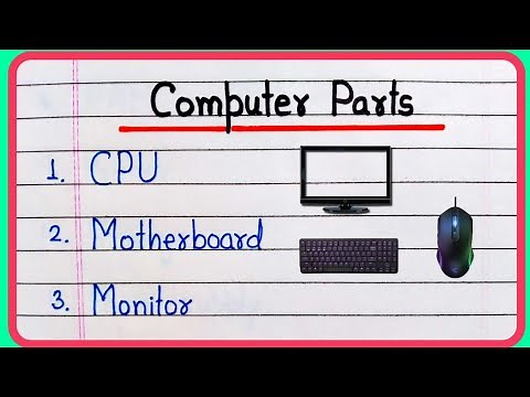 15 Computer Parts Name In English | Computer Parts Name | Name of Computer Parts
