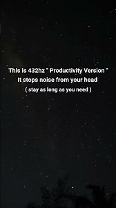 Too Much Noise In Your Head ? Try This 432 Hz 🎧🌙