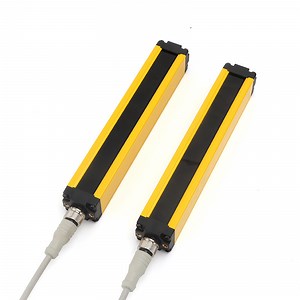 [Hot Item] Area Protection Safety Light Curtain System with Dual Mirrors, Multi-Side Infrared Barrier, Industrial Safety Optical Sensors, Safety Light Grid for Perimeter