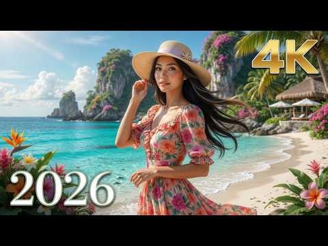 Tropical Paradise 4K 2026 🌴 Relaxing Luxury Island Escape