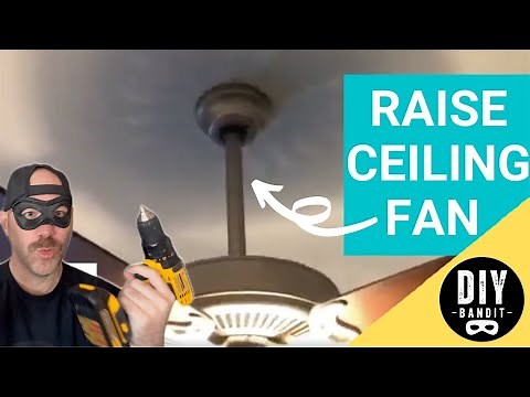 ️🔥 How to Make Your Ceiling Fan Closer to the Ceiling➔ Shorten the Downrod Extension - Easy DIY Job!