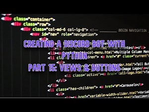 Building a Discord Bot in Python (2024-25) Episode Fifteen: Views & Buttons