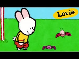 Louie, draw me a spider | Learn to draw cartoon for kids