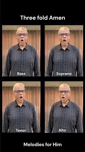 Three fold Amen | SATB |Melodies for Him