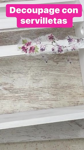 Decoupage con servilletas #diy #napkins #decoupage #craft #manualidades #servilletas | El rincon de Angela