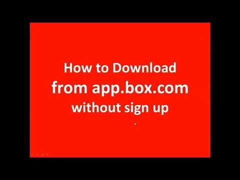 how to download a file from app.box.com | download from app box com