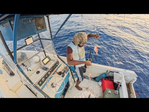 Fishing And Catching Red Snapper🐟 From Daylight To Dark