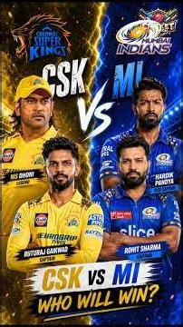 🦁 EL CLASICO: CSK vs MI PREVIEW THALA DHONI IS READY?🦁🧤 | Will Jacks 🤯🚀 #ipl #ipl2026 #csk #mivscsk