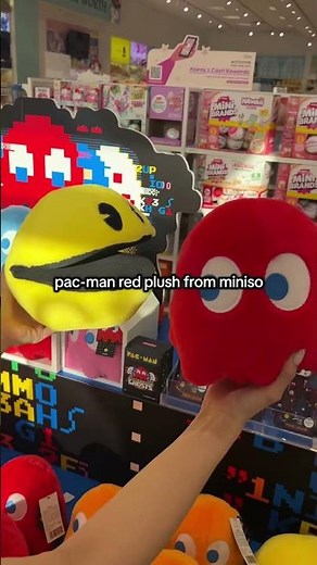 pac-man red plush from miniso #myminisousa #minisoambassador #pacman #toys #kidtoys