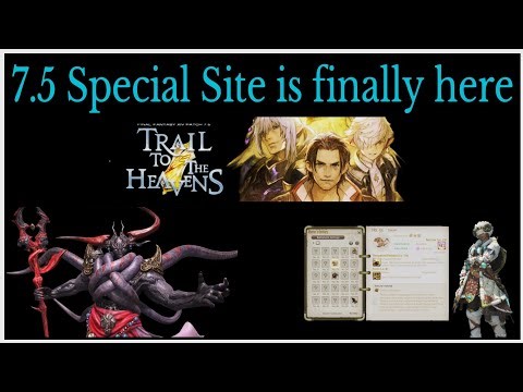 Patch 7.5 special site overview