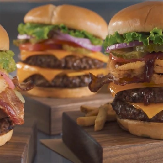 2.7K views · 158 reactions | Meet the meat.  Check out our new Decked Out Double Burgers. Double the flavor, double the delicious, just double everything. | Perkins American Food Co. | Facebook