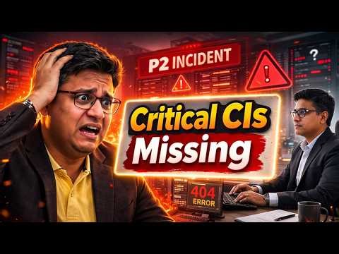 ServiceNow Realtime Scenarios | Missing CIs From CMDB | ServiceNow Production Issues In Hindi