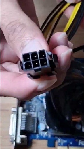 how to pcie Graphic Card Power Cable Convert 6 to 12 /16 /18 pin #viral #graphics #pcie