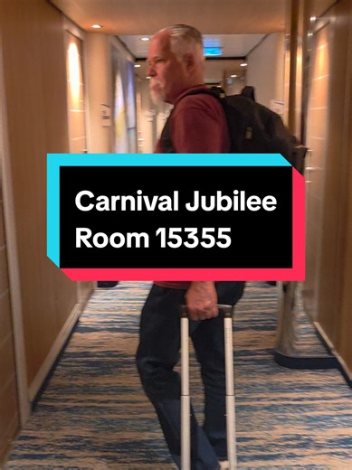 Carnival Jubilee Ocean View Stateroom Tour — Room 15355