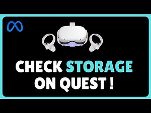 How to Check Storage on Quest !
