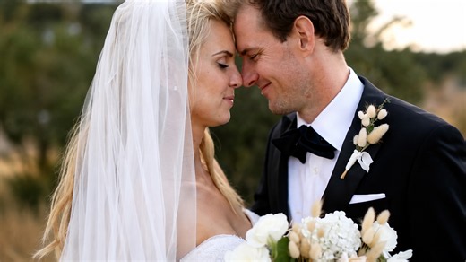 Jemma and Michael's romantic olive grove wedding highlight film