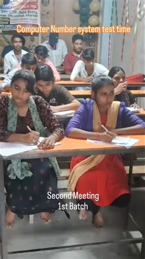 Er Adv Pawanraj Verma on Instagram: "Computer Number System Test Time Second Meeting 1st Batch #numbersystem #computereducation"