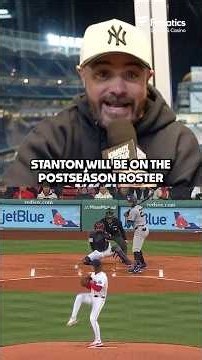 We heard rumors that Stanton will be on the playoff roster